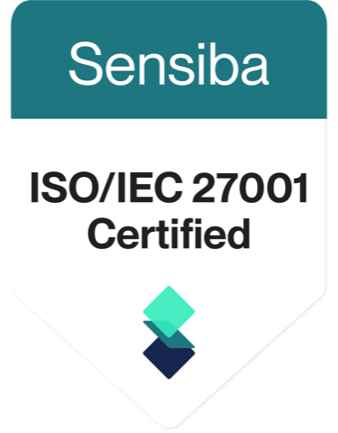 ISO/IEC 27001:2022 certification badge